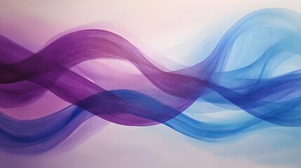 Poster - Flowing waves of colorful abstract art studio digital artwork modern environment eye level serenity concept