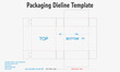 © John_ArrPackaging - Packaging Dieline Template. 2D Technical Drawing File Eps Scale. Fully editable vector. Prepared for production