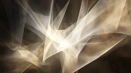 Poster - Dynamic light waves abstract art digital creation modern design studio aesthetic inspiration