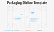 © John_ArrPackaging - Packaging Dieline Template. 2D Technical Drawing File Eps Scale. Fully editable vector. Prepared for production