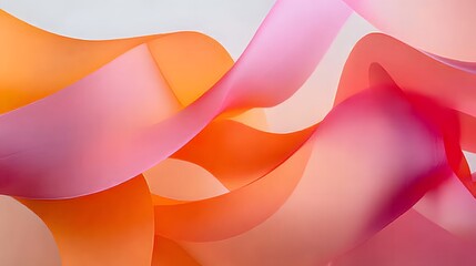 Poster - Flowing colorful waves abstract art vibrant display studio setting close-up view creativity concept