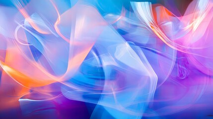 Poster - Dynamic flowing abstract colors digital art studio visual content creative space aesthetic view modern design concept