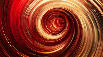 Poster - Dynamic swirl of red and gold colors abstract art digital creation vibrant environment close-up view energy concept