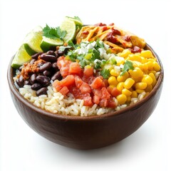 Sticker - deconstructed tamale served as a rice bowl