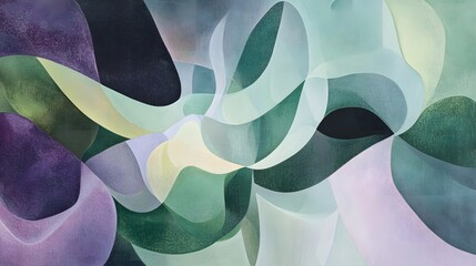 Poster - Fluid abstract art composition art gallery digital artwork modern environment aesthetic view creative expression