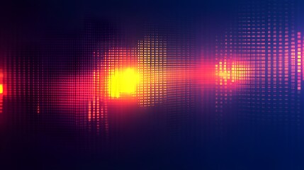 Poster - Dynamic light patterns digital art abstract background vibrant colors artistic expression