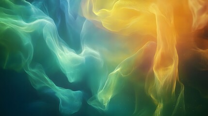 Fototapete - Dynamic colorful abstract art digital space background design vibrant environment artistic viewpoint fluid concepts