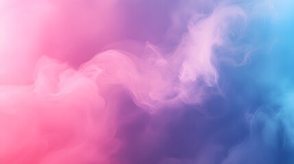 Poster - dynamic colorful smoke swirls abstract art digital design vibrant environment wide view creative con