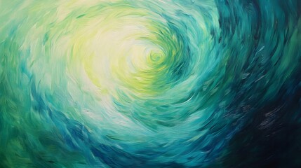 Poster - Swirling colors of serenity abstract art visual composition studio aerial view calmness and reflection