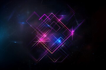 Poster - abstract futuristic cyber tech wallpaper background