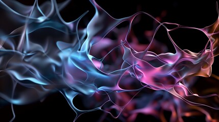 Poster - abstract futuristic cyber tech wallpaper background