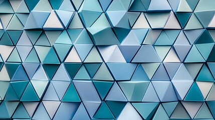 Poster - Geometric patterns display abstract design digital art modern environment close-up viewpoint