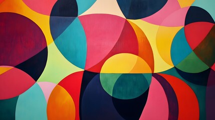 Poster - Vibrant abstract art composition modern gallery image colorful environment artistic perspective creative expression