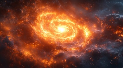 Wall Mural - Nebula and stars abstract explosion in the space wallpaper background photo.