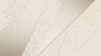 Fototapete - Abstract surface with geometric shapes and textures in muted tones creating a modern artistic look. Generative AI