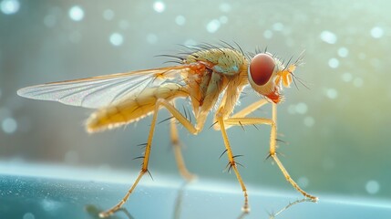 Wall Mural - explore the unseen world of insects through stunning macro photography. this detailed close-up shows