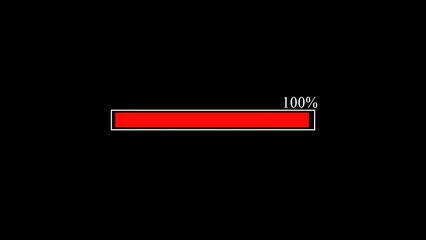 Poster - A fully complete loading bar illustration, set at 100% progress, ideal for use in dashboards, websites, and applications to visually signify task completion.
