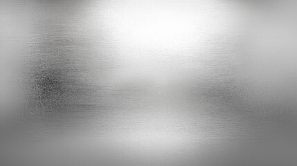 Poster - A light gray gradient texture background featuring a smooth transition from light to dark shades, complemented by elements of glass and silver metal. This elegant and minimalist design creates a clean