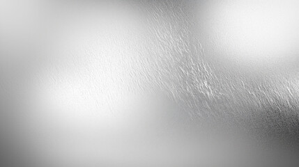 Poster - A light gray gradient texture background featuring a smooth transition from light to dark shades, complemented by elements of glass and silver metal. This elegant and minimalist design creates a clean