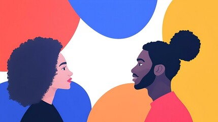 Poster - Digital assistant engaging with a customer, providing support and guidance in a modern, tech-savvy environment, fostering seamless communication.