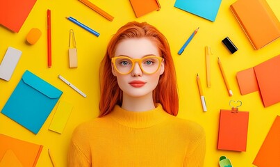 Poster - Diverse digital learning tools illustrating modern education, featuring apps, tablets, and virtual classrooms for remote engagement and collaboration
