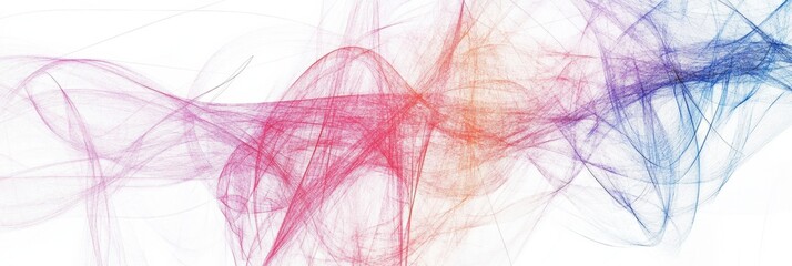 Fototapete - Colorful abstract patterns swirl together in vibrant hues evoking energy and creativity. Generative AI