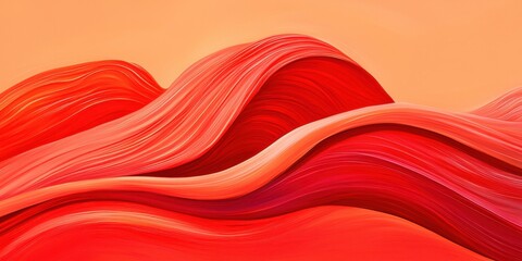 Poster - Swirling fluid art creation bright studio abstract visuals artistic environment aerial perspective bold color concepts
