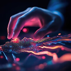 Poster - Interactive data visualization business analytics digital environment technology insights analytical perspective