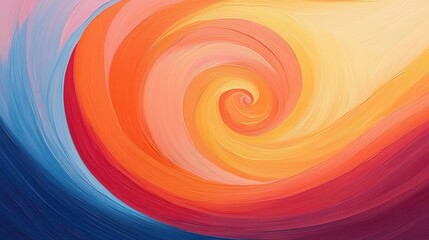 Poster - Vibrant abstract swirling colors and shapes artistic overhead angle dynamic landscape view creative movement
