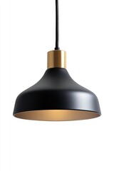 Wall Mural - Black and Gold Pendant Light