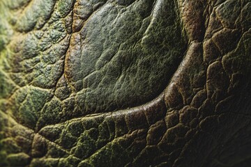 Canvas Print - Leather Texture Close-Up