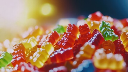 Poster - Stacked Gummy Bears,