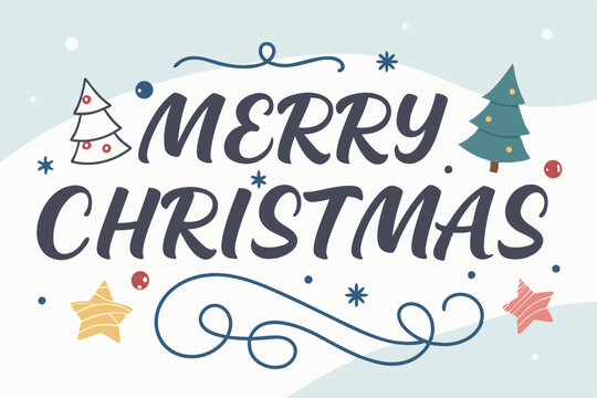 Merry Christmas Vector Design