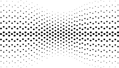 Poster - black and white halftone pattern with dynamic effect transition. for sporty background and jersey de