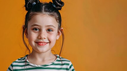 Wall Mural - The Charming Girl with Freckles