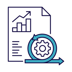 Agile Metrics – Performance Graph Representing Data-Driven Insights in Agile Processes