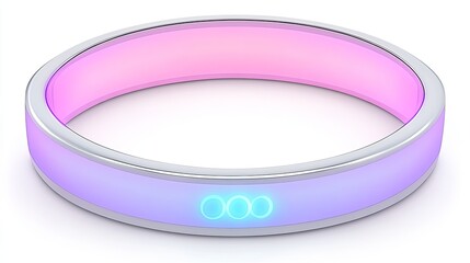 Poster - Illuminated Smart Ring Displays Light Pattern