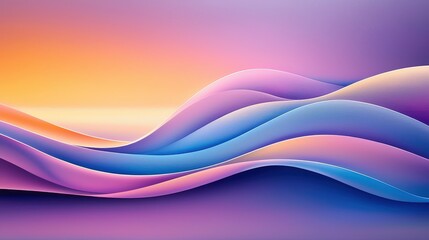 Poster - A vibrant gradient of deep blues and purples, flowing seamlessly into each other, creating a sense of mystery and depth in the composition
