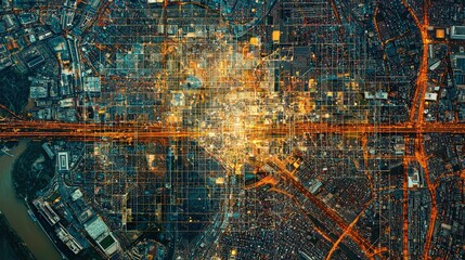 Poster - An AI-powered tool analyzing urban traffic patterns to optimize city planning, showcasing how AI enhances urban development.