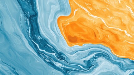 Poster - Abstract cosmic art wallpaper digital creation fluid patterns straight-on view vibrant colors for modern decor