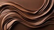 © ZRO - Swirling chocolate waves, abstract background, food photography, dessert texture