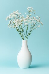 Wall Mural - White Flowers in Vase