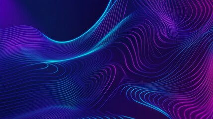 Wall Mural - a futuristic gradient background with neon colors.featuring electric blues and purples.conveying a s