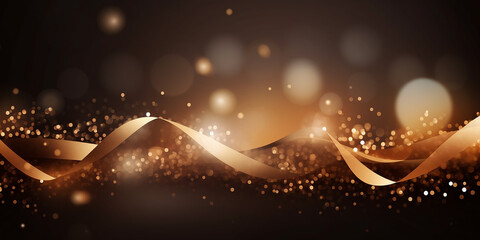 Wall Mural - Golden Sparkle Background