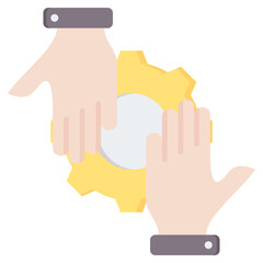 Poster - Support Flat Icon
