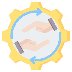 Poster - Assistance Flat Icon