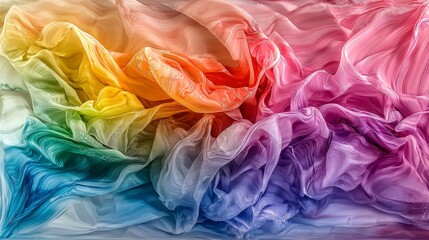 Aufkleber - Vivid fantasy-inspired marble texture abstract art digital canvas colorful environment artistic viewpoint rainbow concept
