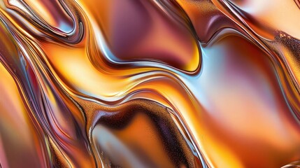 Wall Mural - Abstract background from multi-colored moving liquid paints. Macro shooting.