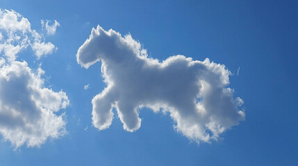 epic cloud formations resembling powerful horses dynamic skies majestic natural beauty artistic imag
