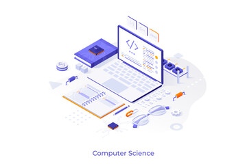 modern isometric business template. vector